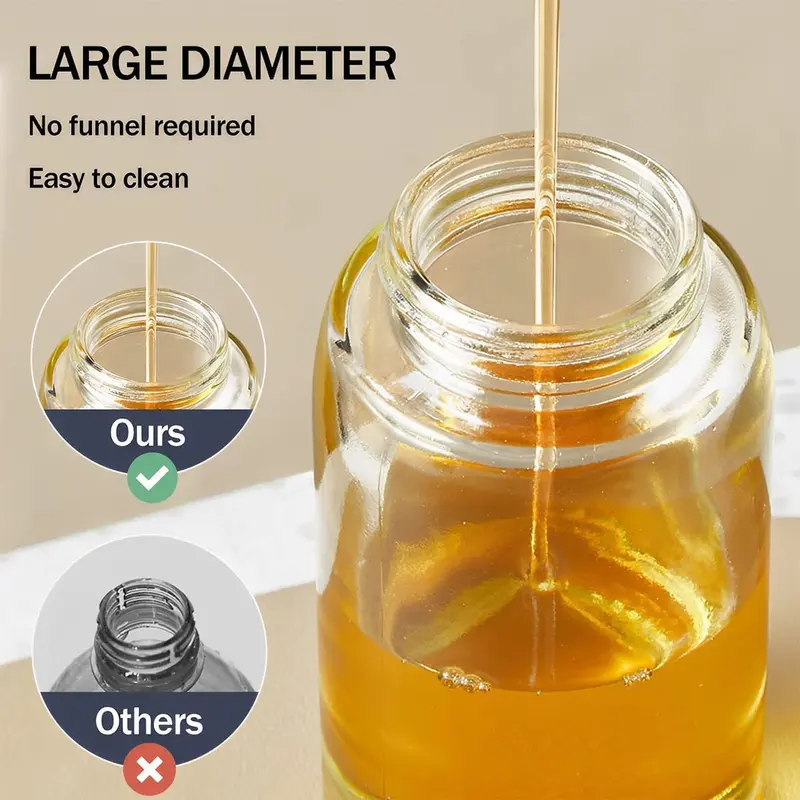 Oil Sprayer Bottle 200ml Oil Spray Dispenser Mister Bottles with Brush Refillable Container for Kitchen Cooking Salad BBQ Baking Grilling Roasting Fryer Vinegar (White) 2