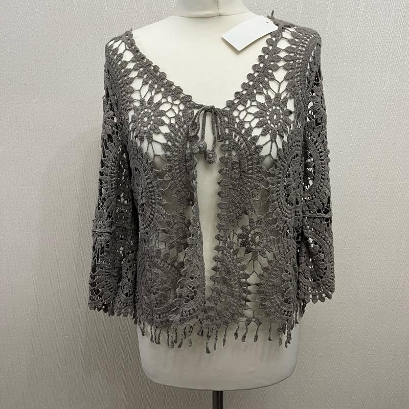 NEW Crochet Cardigan - With Tassels 3