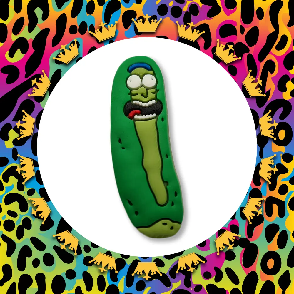 Super Funny Pickle Rick Croc Charm - 1500 Designs In Stock