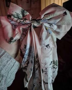 Product Review of Floral Print Bow Decor Hair Clip (2pcs), Cute Bouquet Print Hair Accessories for Women & Girls, Casual Versatile Hair Accessories for Daily Wear, Barrettes Hair Clips from v**a 0