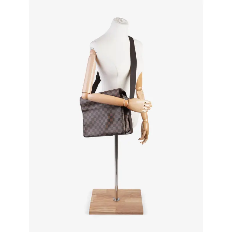 Preowned Louis Vuitton Naviglio Damier Ebene Coated Canvas 1