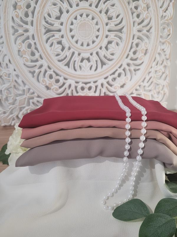 Premium Medina Silk Hijab - Lightweight&Opaque (2 for £10!) 2