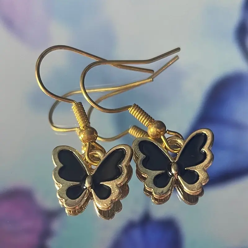 Colourful Butterfly Earrings 4