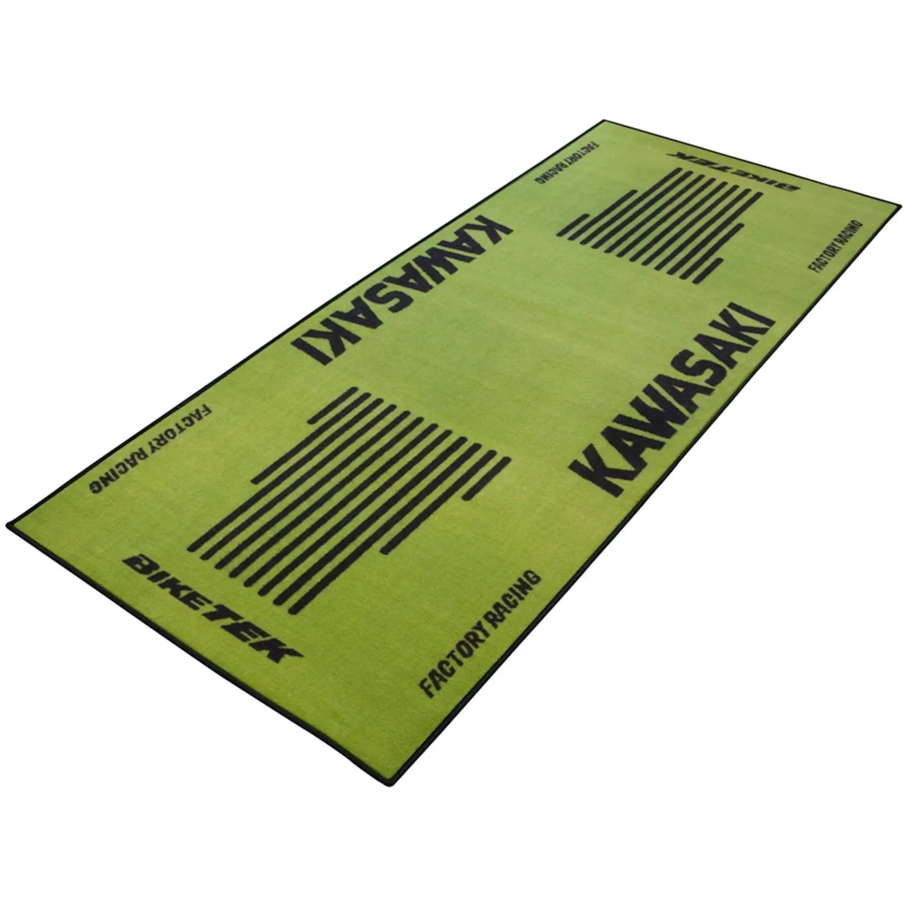 BikeTek Series 3 Kawasaki Logo Garage Mat 190 x 80cm