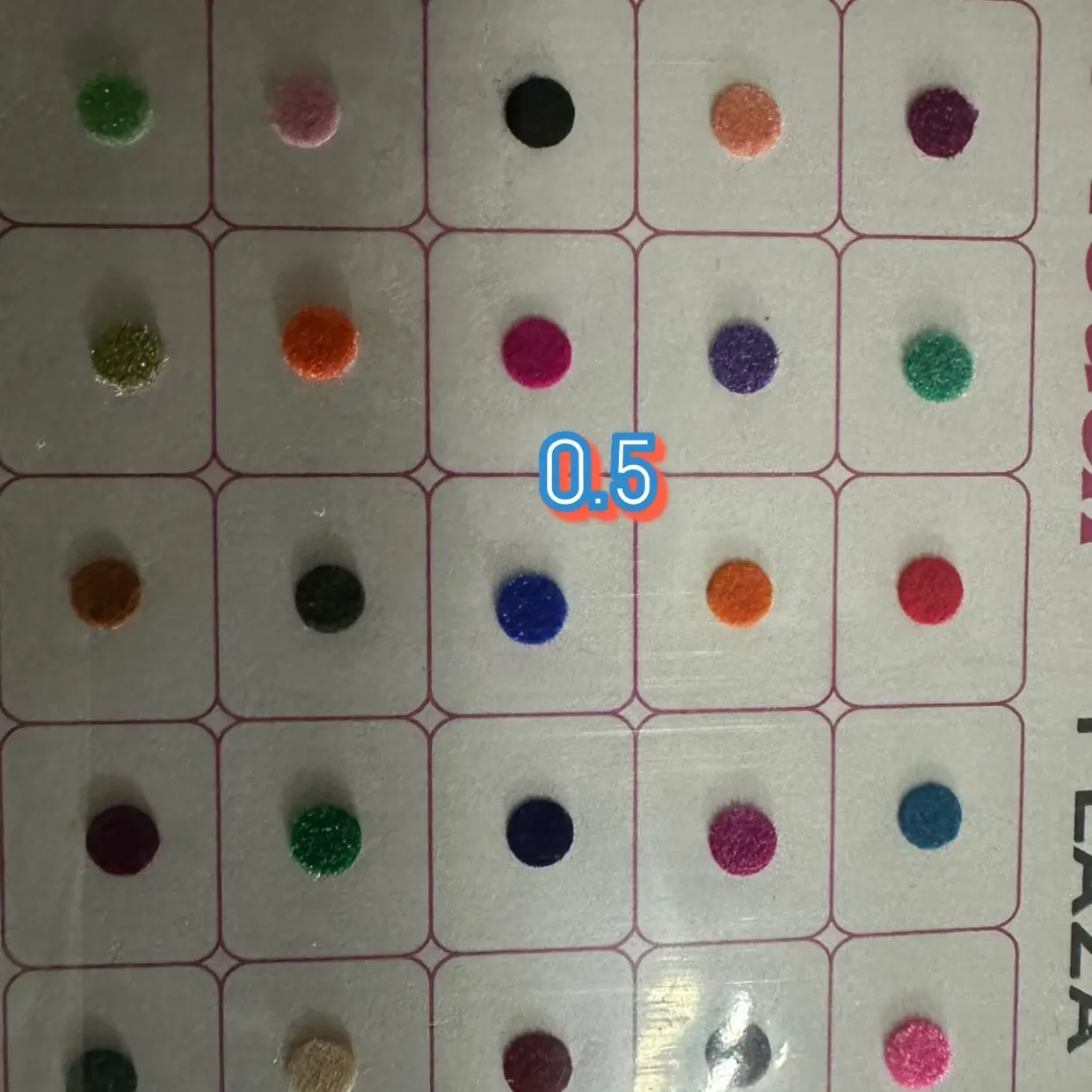 60 Pack Bindi  Multiple sizes