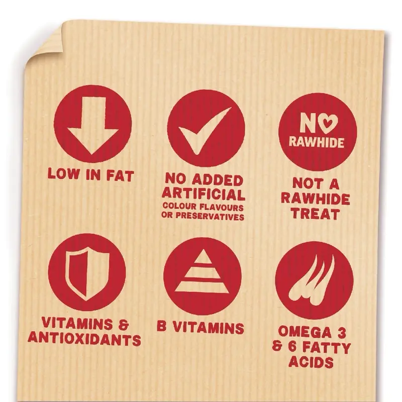 X6 Bakers Sizzlers Bacon Dog Treats - 6 Packs of 90g - Tasty & Healthy Meat Snacks for Dogs 4