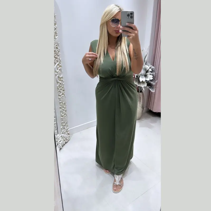 Pretty Dollz ~ Cleo ~ Knotted Midaxi Dress ~ Many Colours fashionable Womenswear Casual Comfort 4