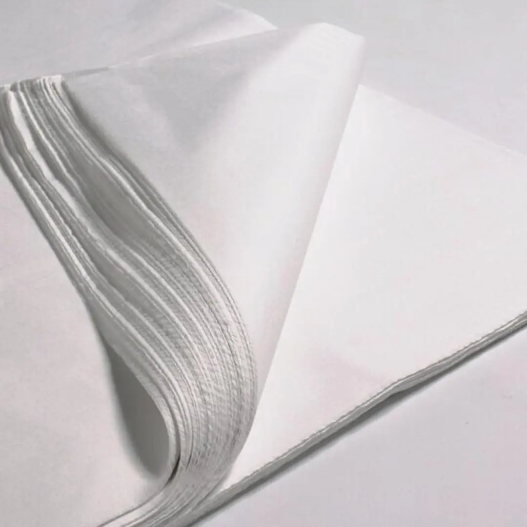 50 Sheets of Large White Tissue Paper 20 x 30 inches for Art Collection, & Gift Wrapping - Acid Free Tissue Paper Sheets for Packaging - 500x750mm 18gsm Packing Tissue Paper