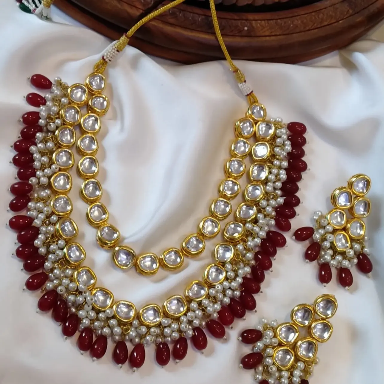 Pakistani Set of 2 Piece Necklace and Earring Jewellery