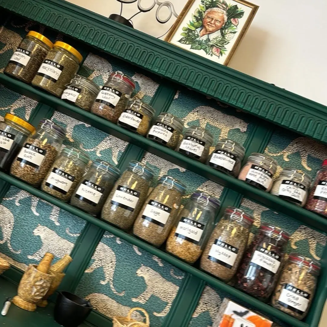 Fox & the Bear Dried Flowers, Herbs & Salts for Spells.  Decorative Dried Flowers & Herbs for Witchcraft witchcraftsupplies