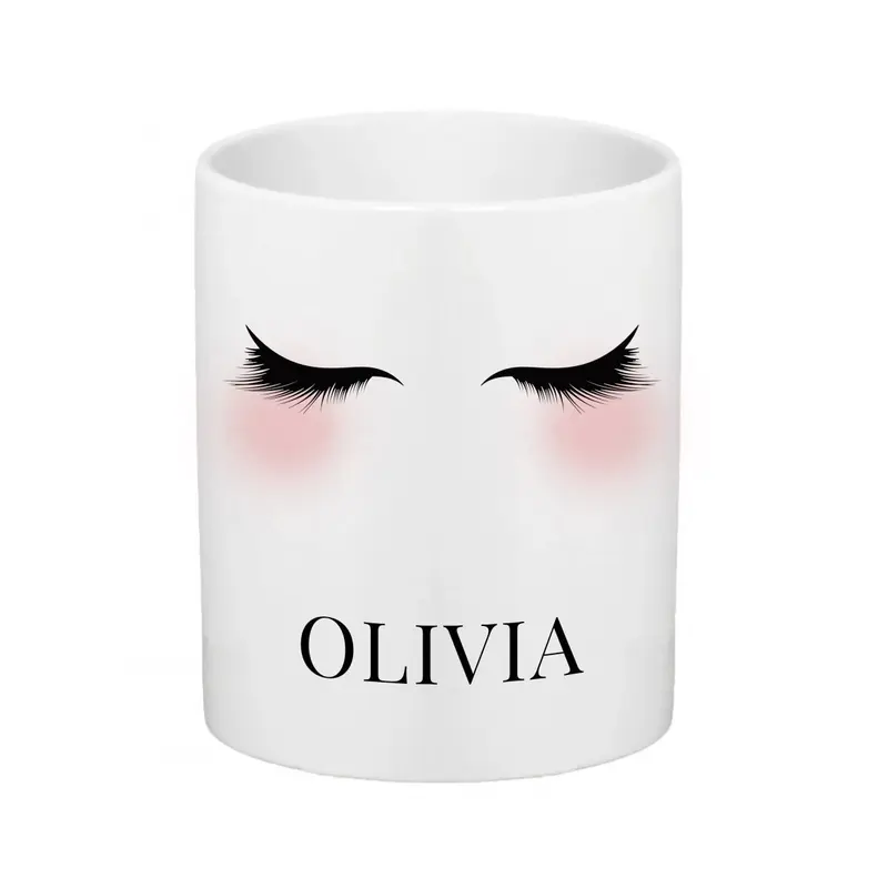 Personalised Eyelashes Makeup Brush Holder 2