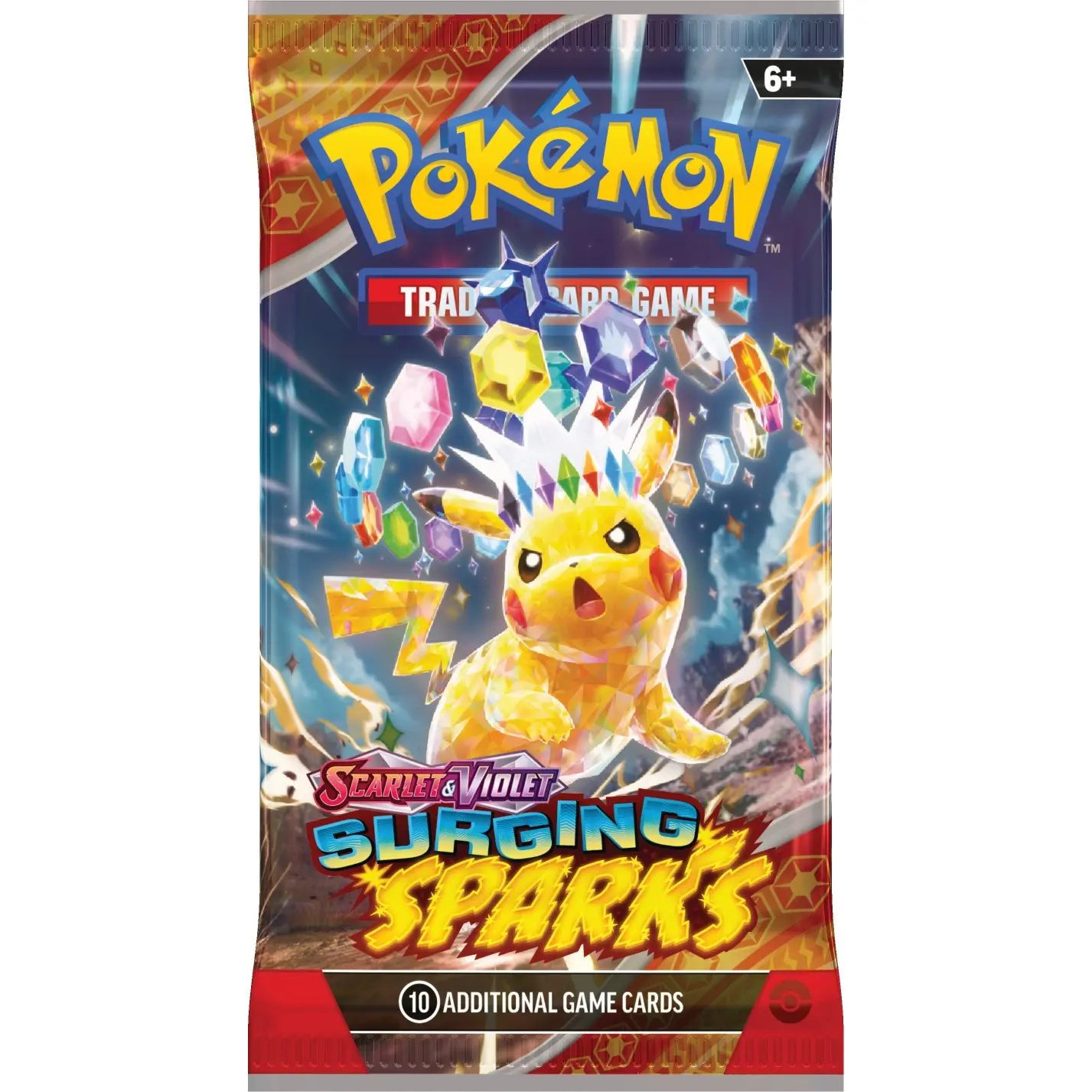 Pokemon Surging Sparks Booster Pack (sent sealed) - Trading Cards