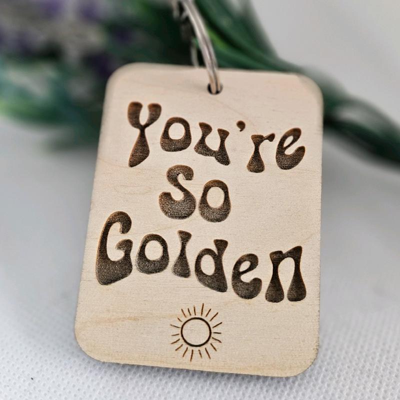 Harry Styles You're So Golden Keyring 3