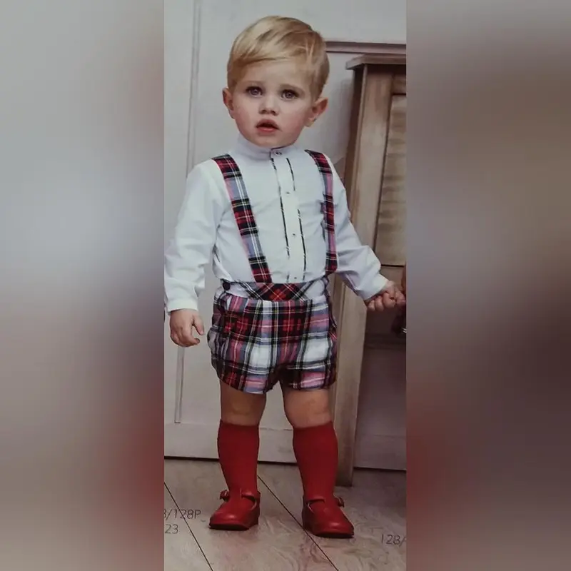 Miranda Boys Two Piece Tartan Outfit 0128 0