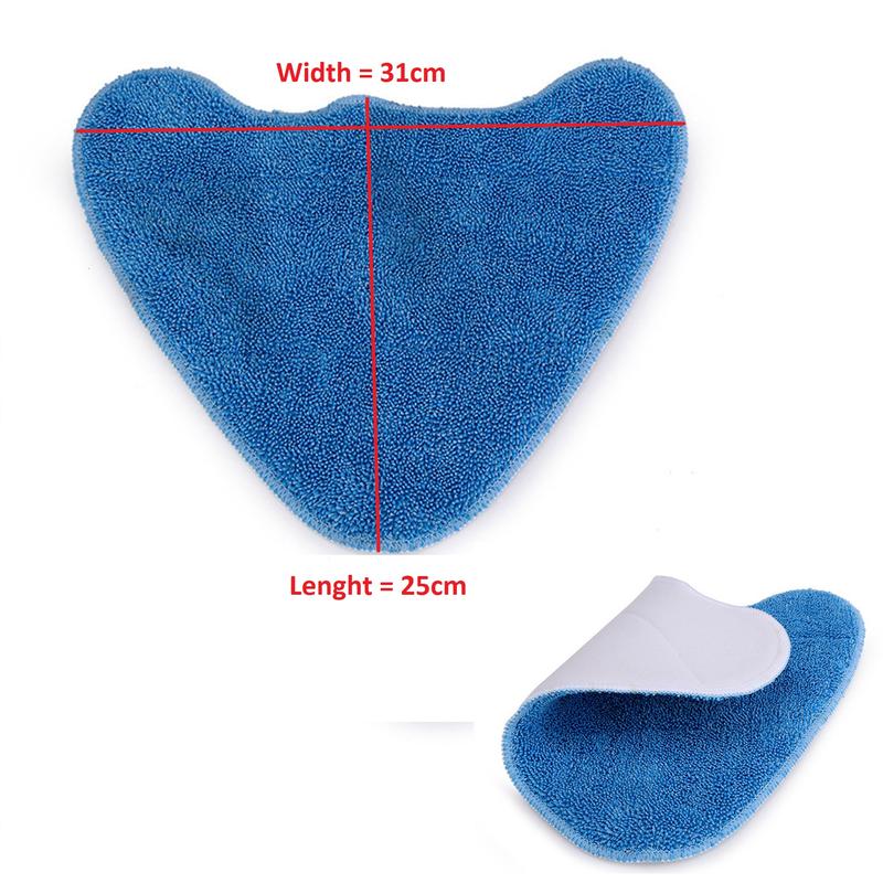 "Premium Steam Cleaner Microfiber Mop Pads - Ultra-Absorbent, Reusable, and Compatible with All Major Brands 6