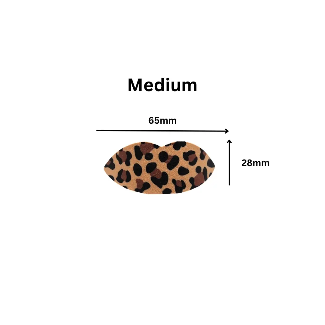 Leopard Print Sunbed Protective Lip Cover