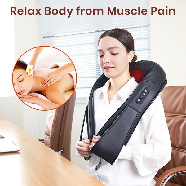 Shiatsu Neck and Back Massager, Electric Shoulder Massager, Car Neck Massage Pillow for Neck, Back, Shoulder, Foot, Leg Massage, Perfect Gift for Men/Women/Family, Thanksgiving, Christmas, New Year Gift 4