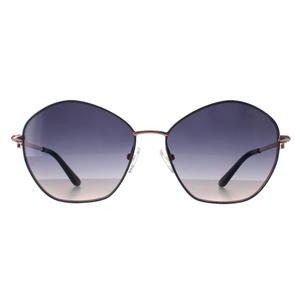 Guess Sunglasses GU7907 20B Shiny Grey Gold Smoke Gradient for Female - Womenswear - Womens Sunglasses - Shades