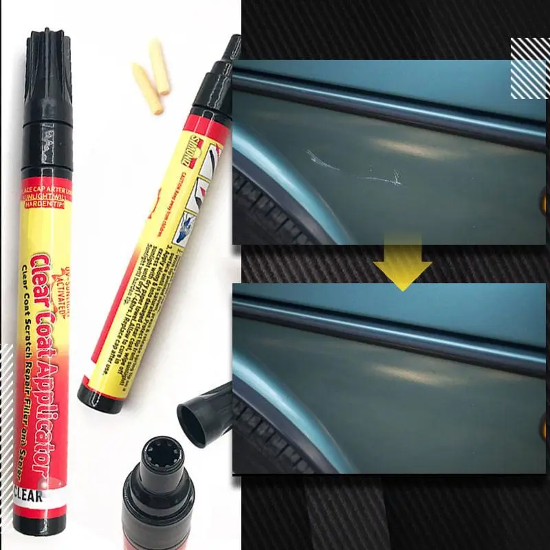 2/1pc Car Scratch Repair Pen Touch-up Painter Pen Surface Repair Professional Applicator Scratch Clear Remover For Any Color Car 3