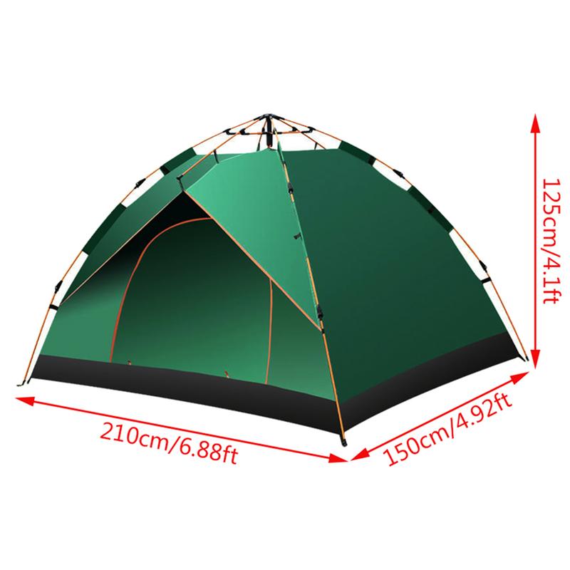 Camping Tent, 2/3 Person Automatic Instant Pop Up Tent, Portable Lightweight Waterproof Tents For Outdoor, Travel, Camping, Backyard, Patio, Garden, Beach, Hiking For Mother's, Father's, Children's, Birthday, Valentine's, Christmas, Family Holiday Party 5