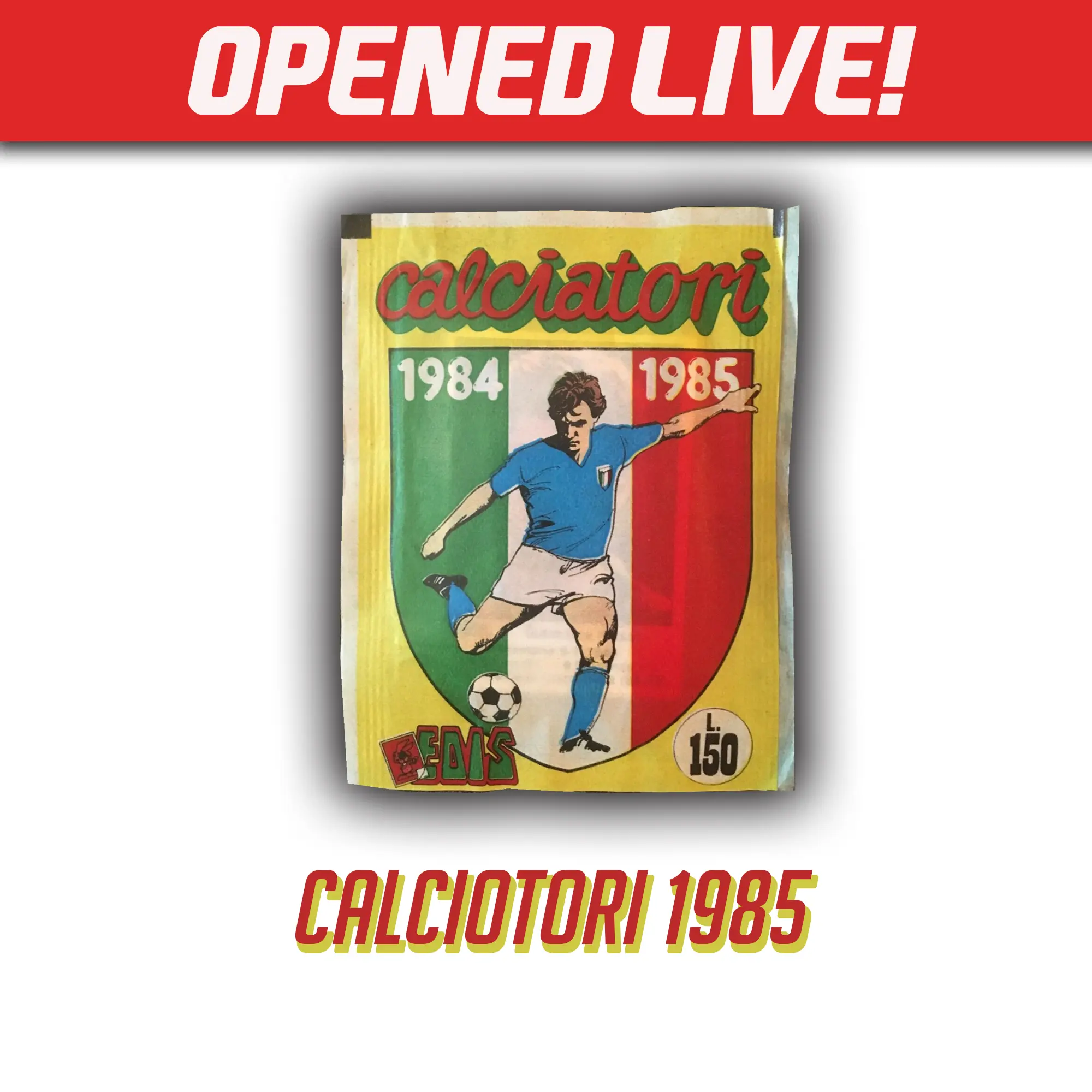 Calciotori 1985 RARE - Sealed Football Pack