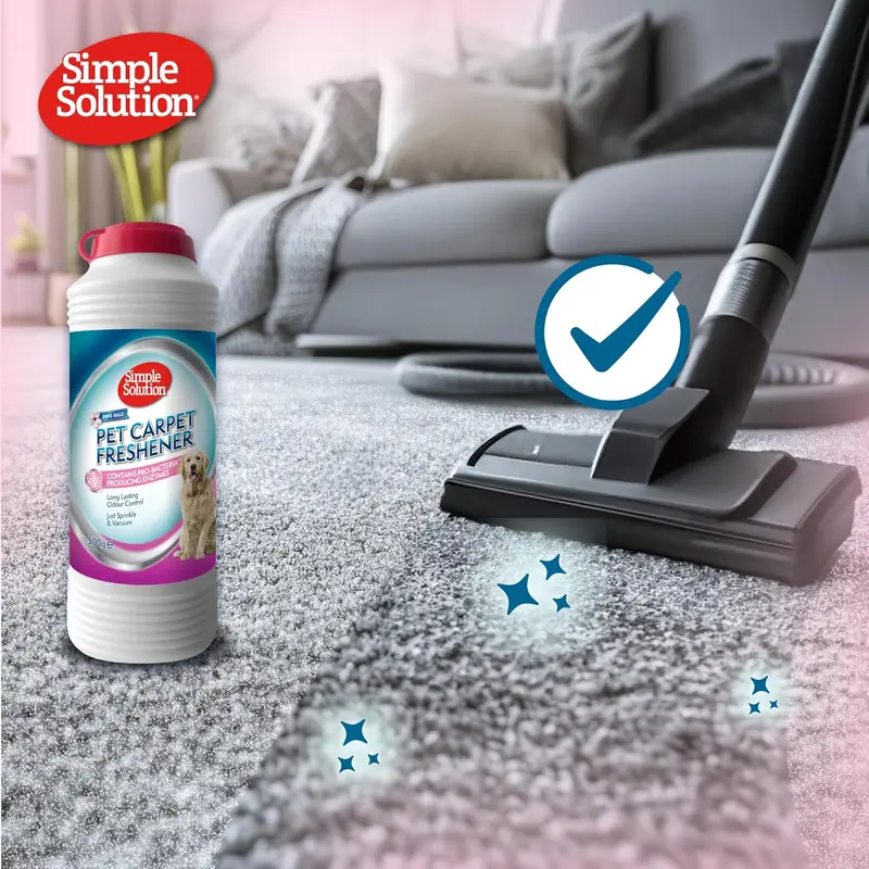 Simple Solution Pet Carpet Freshener with Enzymatic Cleaning Granules - 500g 3