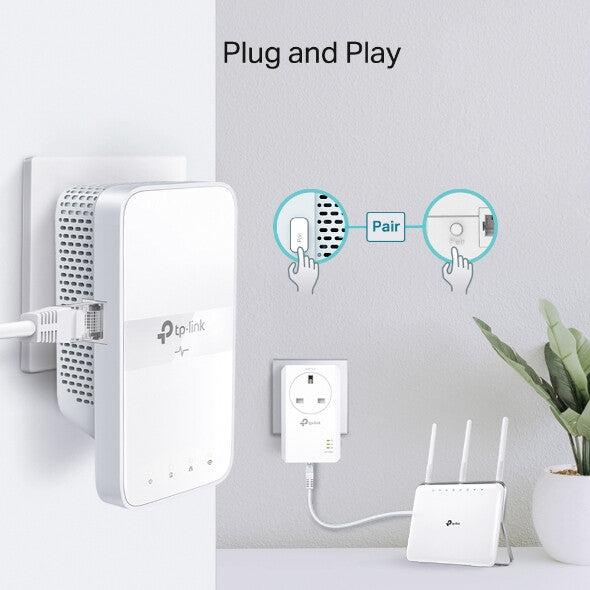 TP-Link AV1000 Gigabit Passthrough Powerline ac Wi-Fi Kit 4