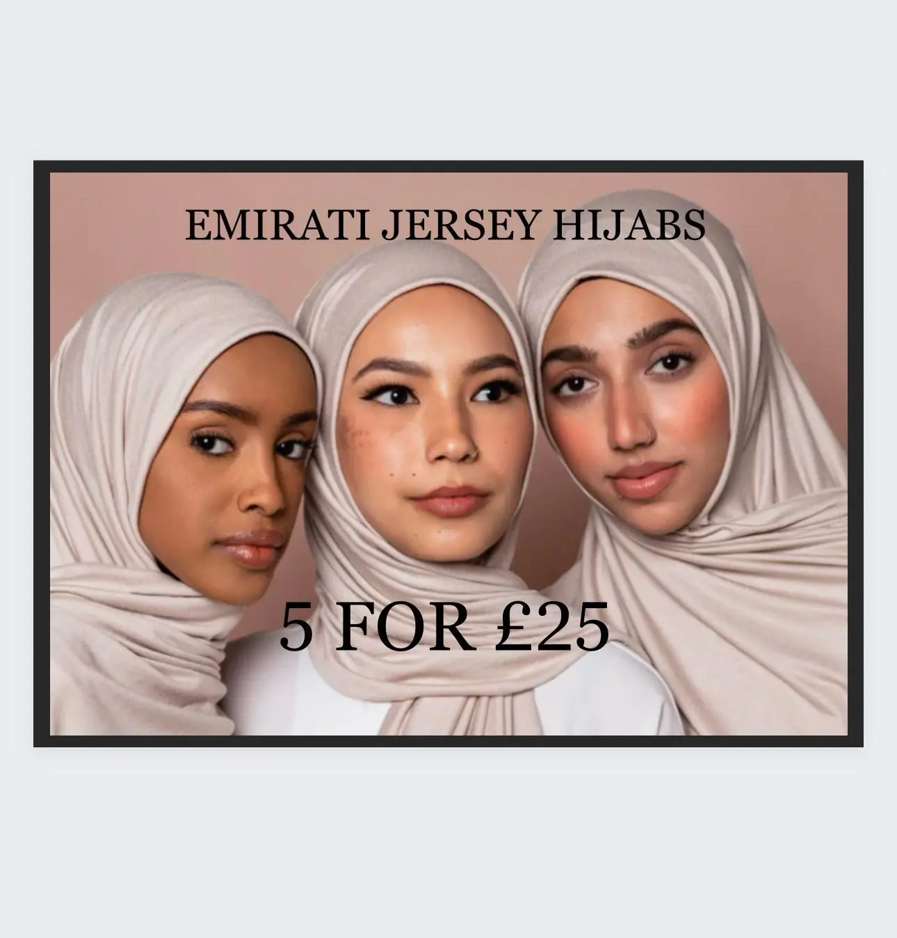 SHADOW PREMIUM JERSEY HIJABS