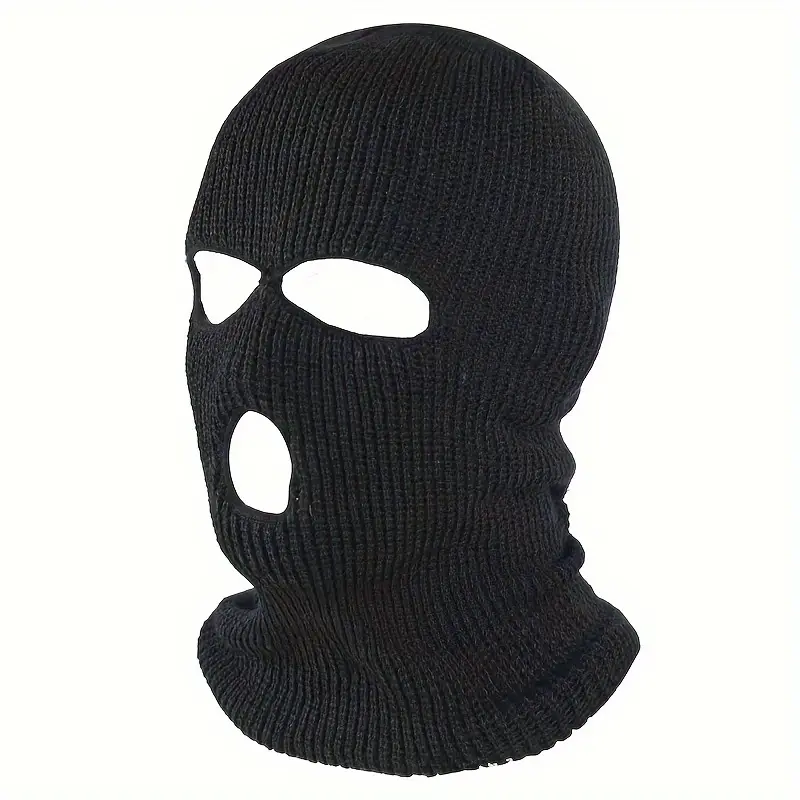 E&I    Keep Yourself Safe This Winter: Tactical Full Face Mask with 3 Holes, Suitable for Both Men and Women 2