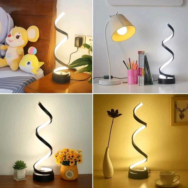 Modern Spiral Dimmable LED Table Lamp for Living Room and Bedroom 2
