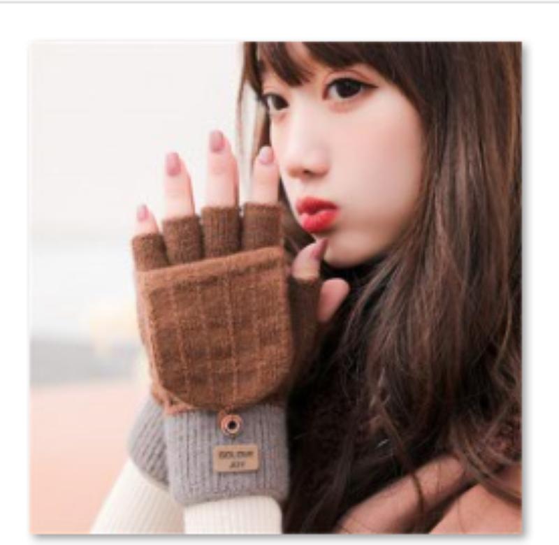 Women Mittens Gloves, Hand Warmers, Half Finger Gloves With Flip Cover for Autumn, Winter Cold Temperatures 3
