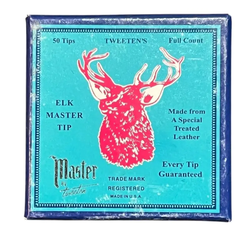 TweeTens 10MM Elk Master Cue Tips, Various Quantites! snooker  cue billiards