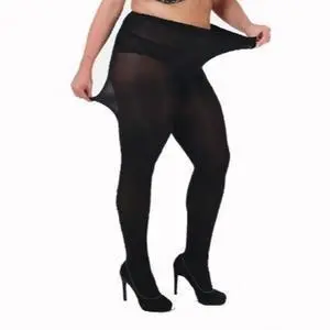 Italian 90 Denier Opaque Curvy Plus Size Tights (6 Colours / Sizes up to 5XL) Made In Italy  (The Perfect Tights For The Fuller Figure) Womenswear Flat Comfort Fit Lady Women 0