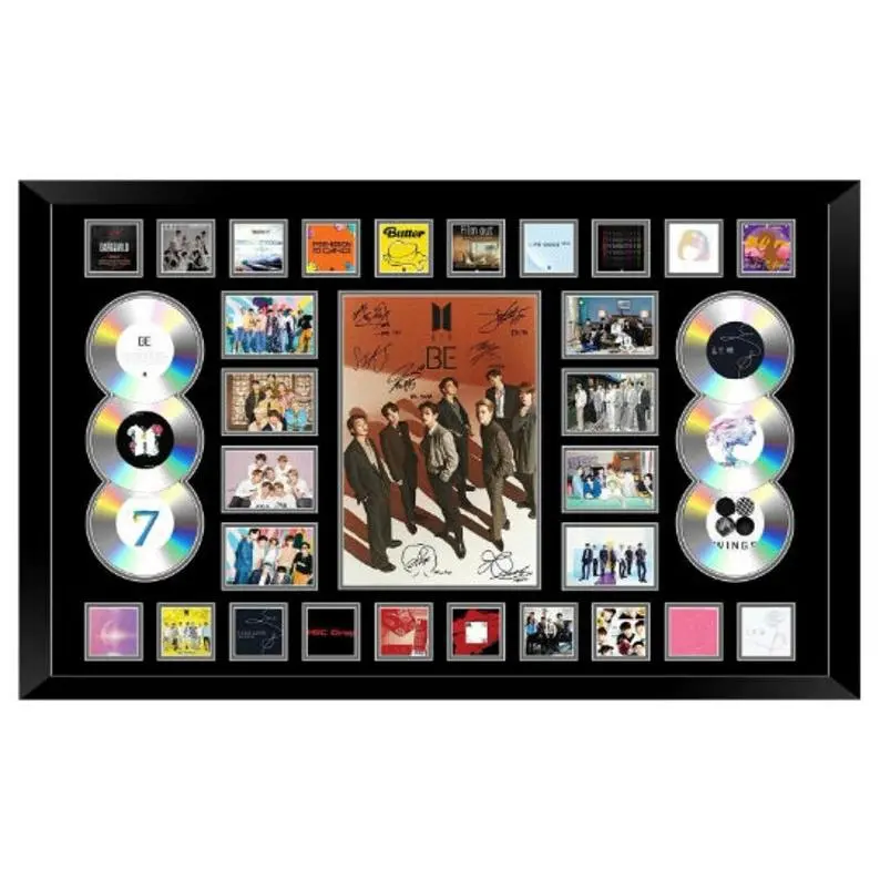 BTS Dynamite BE K-Pop Boy Band Signed Limited Edition Memorabilia Frame