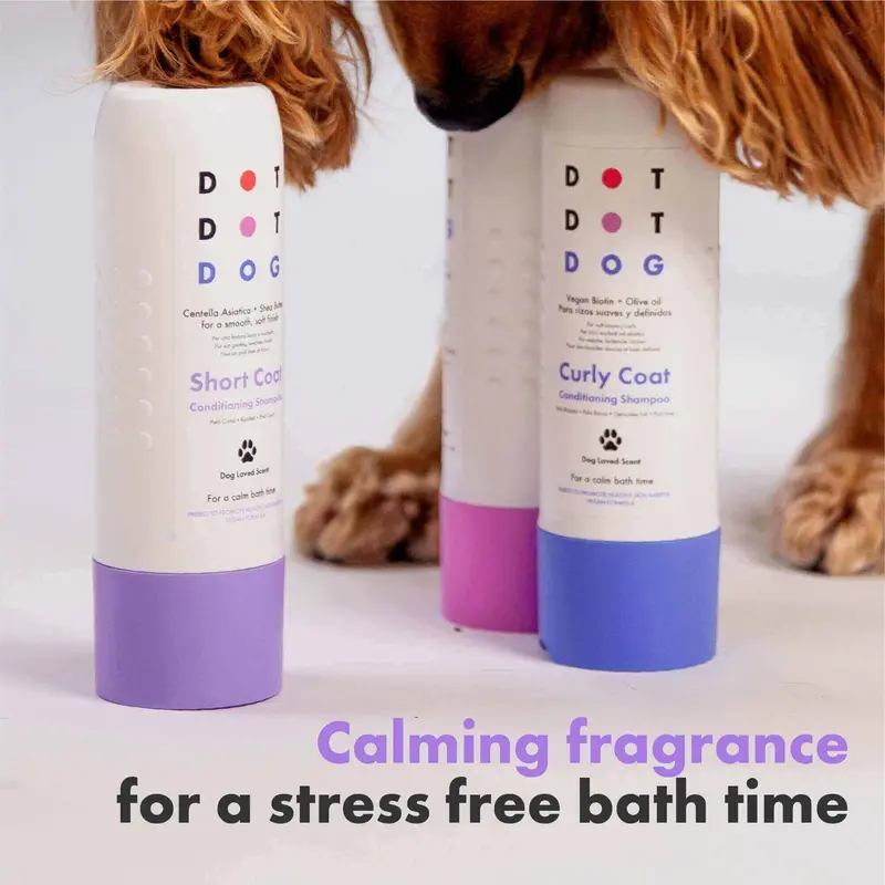 DotDotPet Deshedding Shampoo for Double Coat Dogs | Vegan, Oatmeal & Prebiotic | Sensitive Skin & Calming Scent | 280ml 6