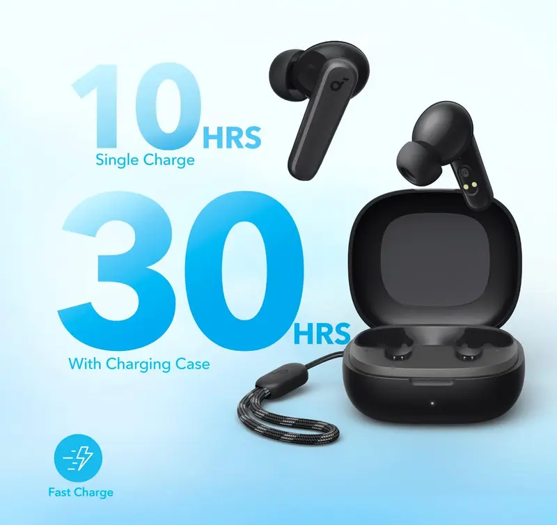 Soundcore by Anker P20i True Wireless Earbuds, 10mm Drivers with Big Bass, Bluetooth 5.3, 30H Long Playtime, IPX5 Water-Resistant, 2 Mics for AI Clear Calls, 22 Preset EQs, Customization via App 3