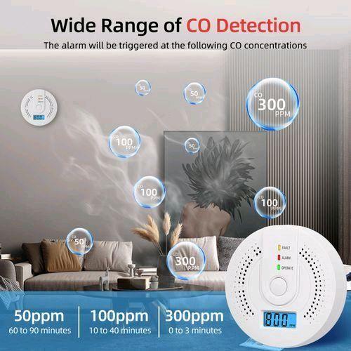 Carbon Monoxide Detector with Sensor Alarm for Home Safety 4