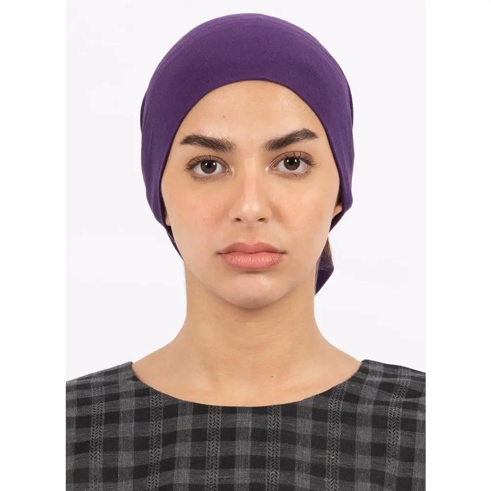 Hijab Cap Dark Violet