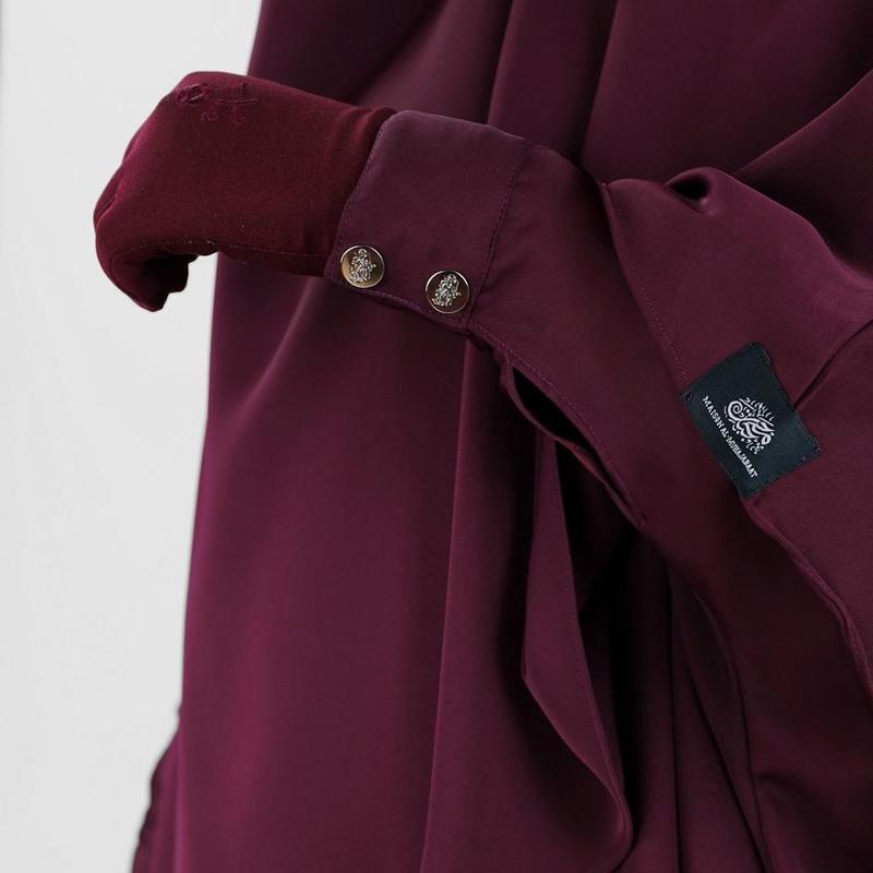 Bisht Abaya with Snap Buttons - More Colours - Womens Prayer Dress Zipper Pockets Wudu Friendly Abaya 48 to 64 Modest Fashion Women’s Islamic Clothing 2