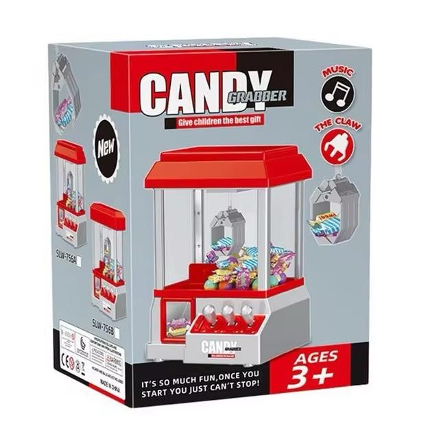 Mini Claw Machine Miniature Candy Grabber For Kids Cool Fun Mini Candy Grabber Prize Dispenser Vending Toy With 24 Game Coins 1