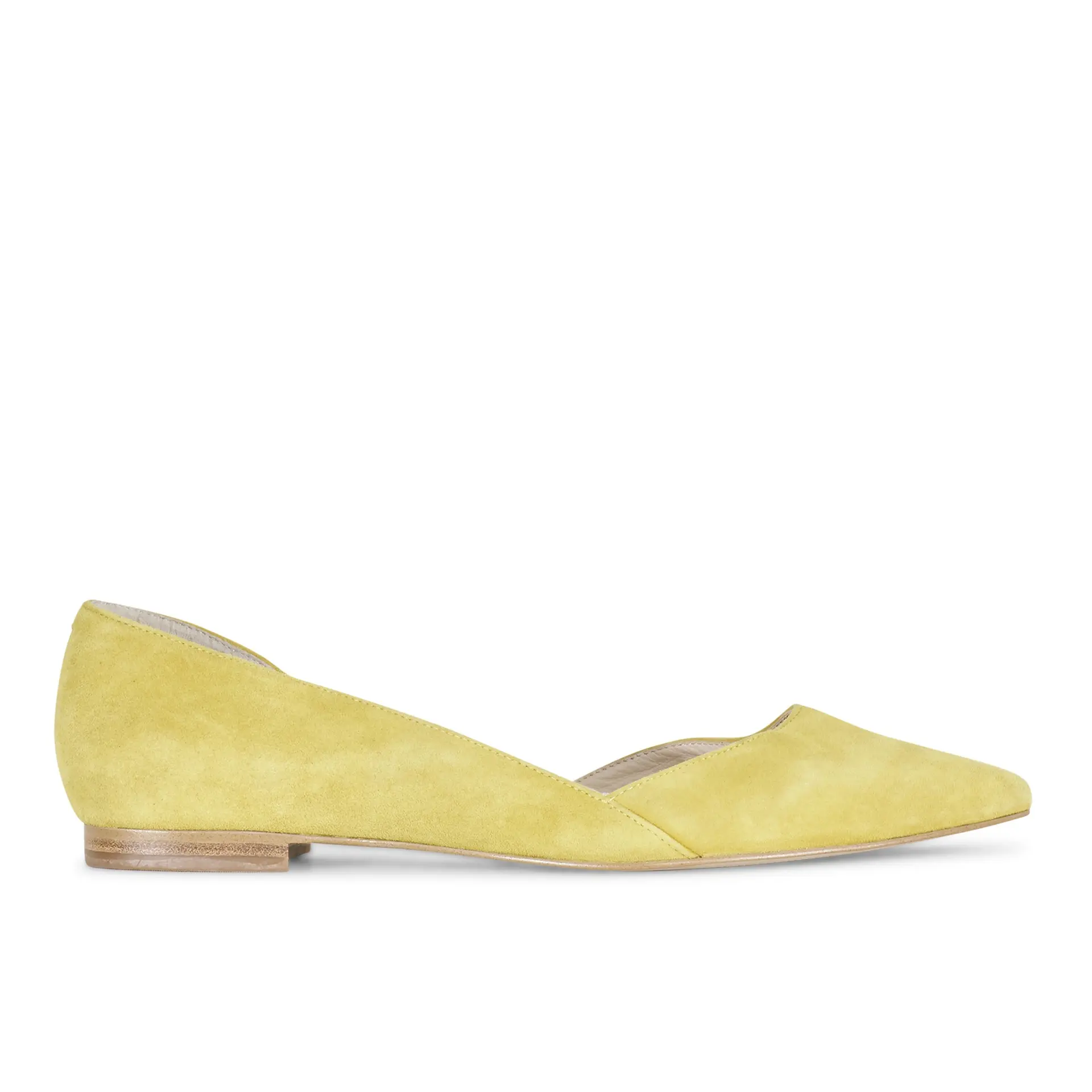 Preowned Marc Fisher 40 IT Yellow Suede Never worn