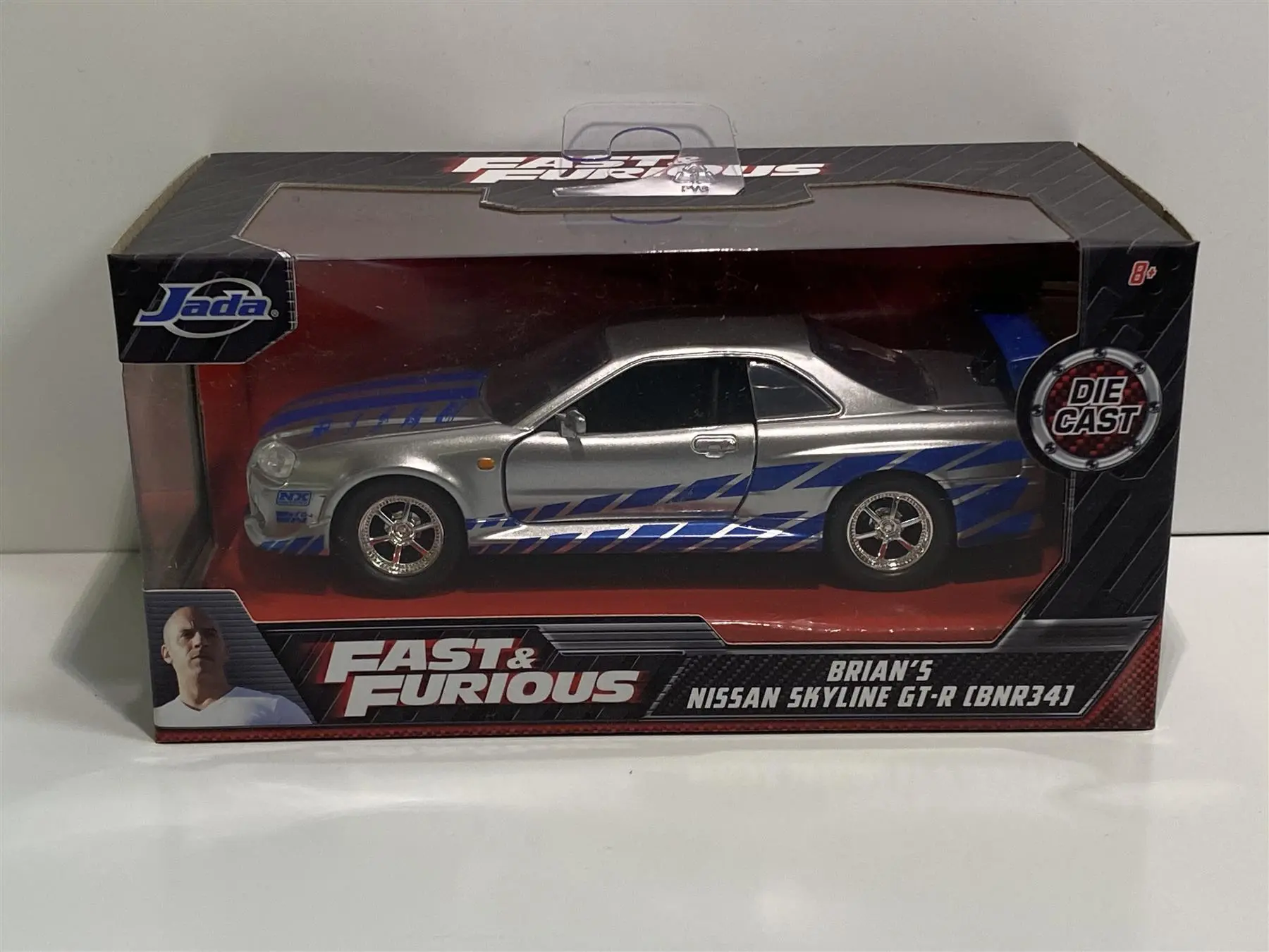Fast and Furious Brians Nissan Skyline GT R R34 Scale 1:32 Jada 97184 253202000
