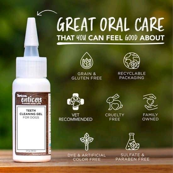 Tropiclean & KONG | The Enticers Tooth Gel Refill Kit | Dog Dental Care, Health & Hygiene | Delicious Savoury Meaty Flavours, Natural Ingredients 2