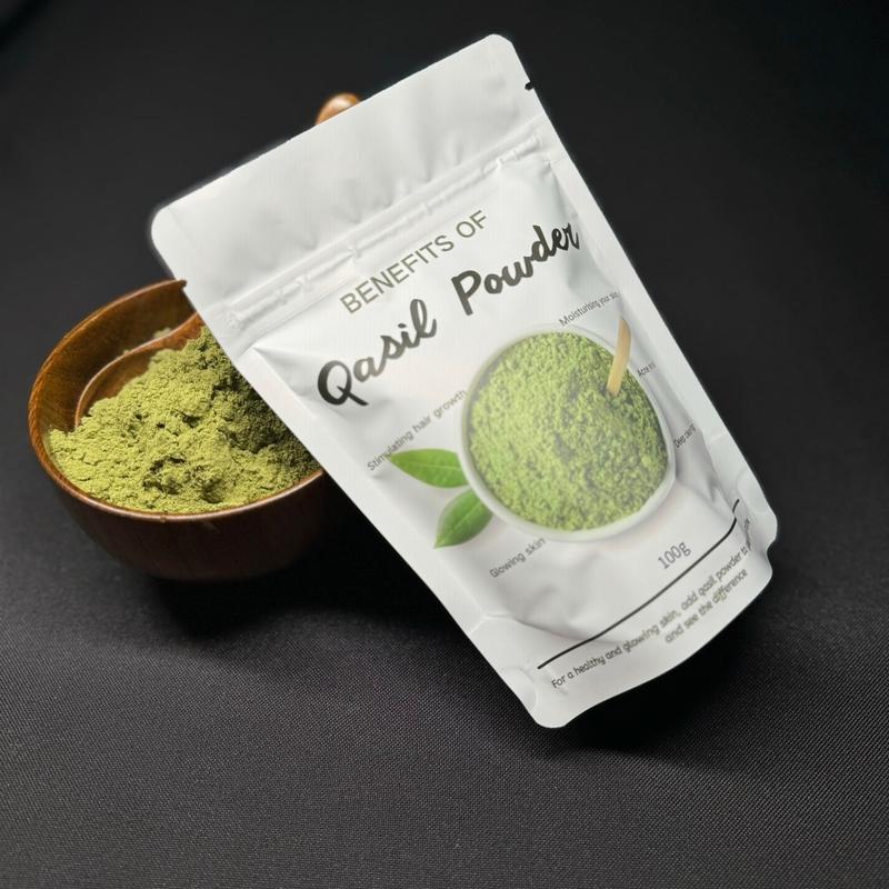 DIVINE - Organic QASIL/ SIDR POWDER FOR SKIN AND HAIR Exfoliating Hydrating Cleansing (100g) Acne Sensitive Cleanser Vegan Daily Body Care Mask 1