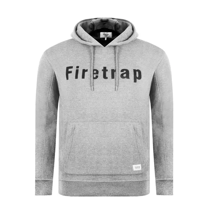 Firetrap Mens Graphic Fleece Hoodie Hooded Sweatshirt Top Oth