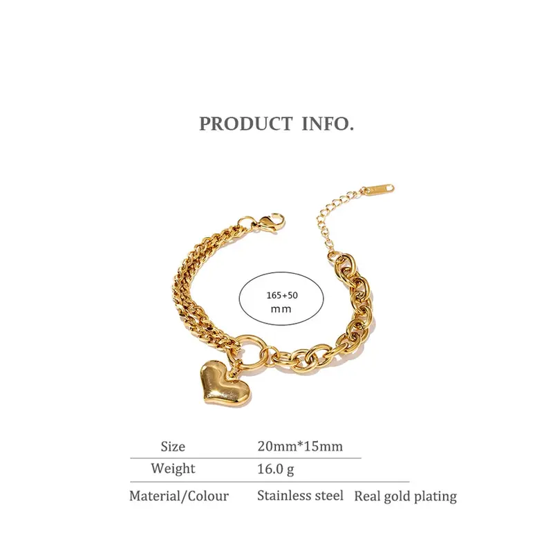 Nanya Heart Pendant Bracelet 2
