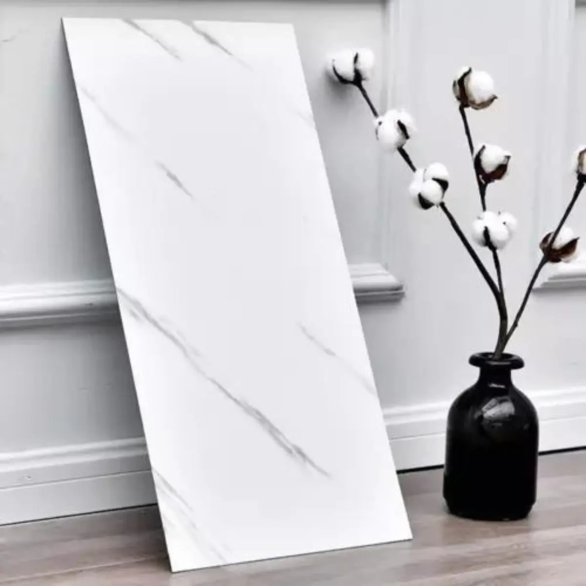 10X PVC Marble Tiles Wall Sticker Self-Adhesive Stick On Kitchen Bathroom Decor Decorative Ornaments Tiles Sticker