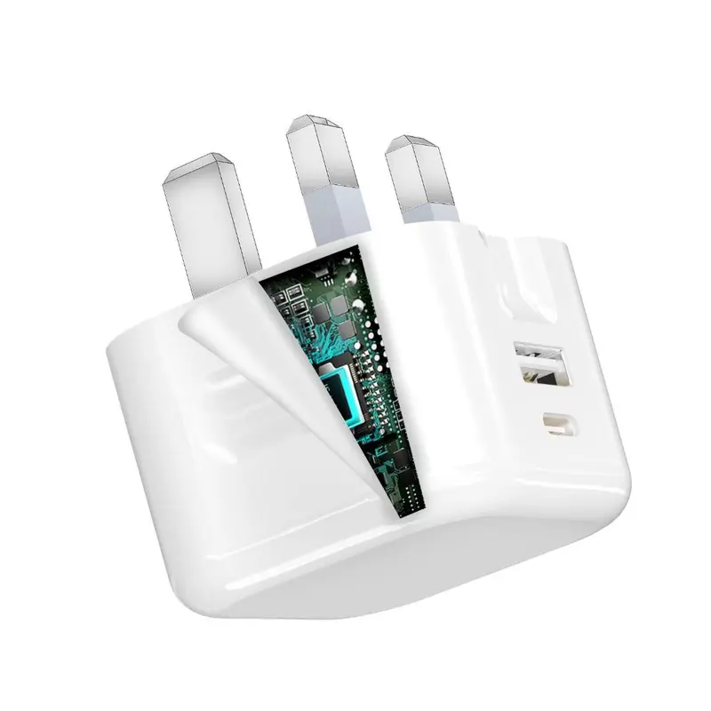 2 Pack White   Plug for iPhone 16 15 14 13 12 11 Pro Max Plus X XS XR 8, SE 2020,Samsung Galaxy,20W Fast Charger     Smartphone Cellphone Electronic Power Charging Head Adapter usb type c Charge Wall PD UK (2-Pack White) Portable Protection 1