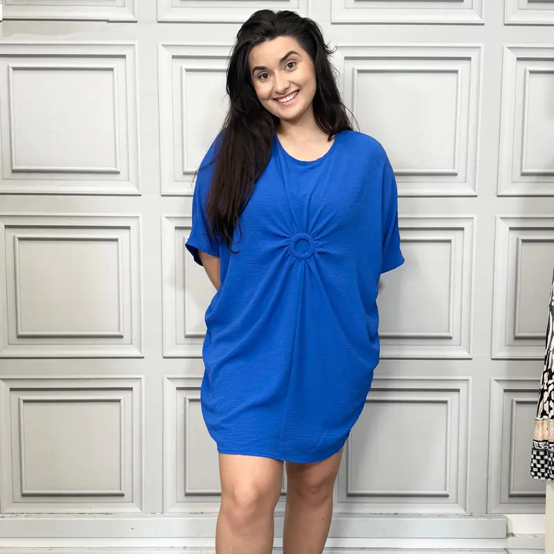 [Silu Boutique] Crinkle Ring Front Summer Dress , Fits up to UK30, Summer Dresses, Summer Wear, Women's Summer Fashion 7
