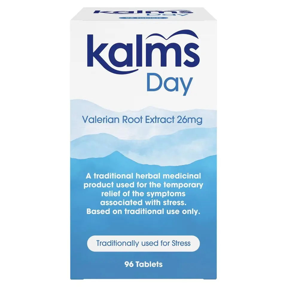 Kalms Day 26mg Supplement - 96 Tablets for Healthcare and Fitness
